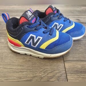 New Balance 997 Baby Sneakers In Blue Colorblock Sz 4